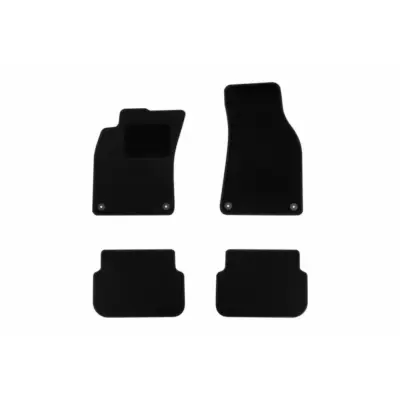 Tappetini Tessuto Set 4 Pezzi Nero per Audi A6 2004-2006