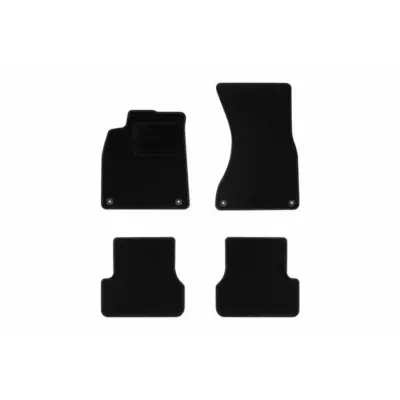Tappetini Tessuto Set 4 Pezzi Nero per Audi A6 2011-2018