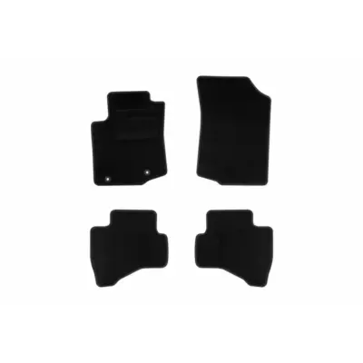 Tappetini Tessuto Set 4 Pezzi Nero per Citroën C1 dal 2014
