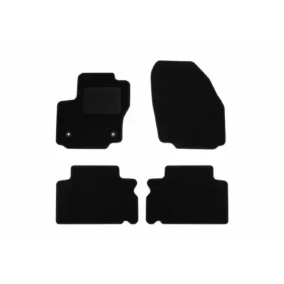 Tappetini Tessuto Set 4 Pezzi Nero per Ford Galaxy 2012-2015