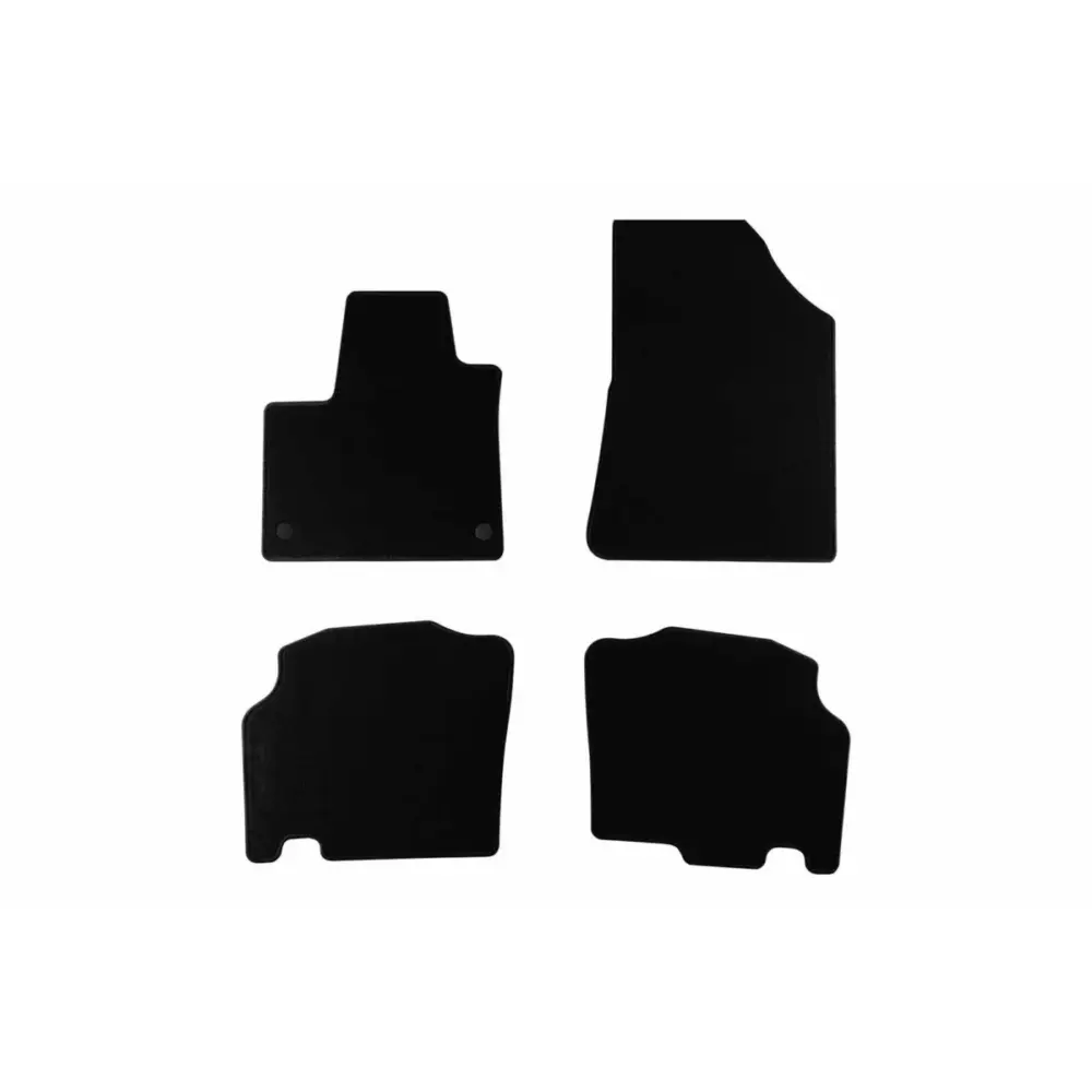 Tappetini Tessuto Set 4 Pezzi Nero per Mercedes Citan W420 dal 2022