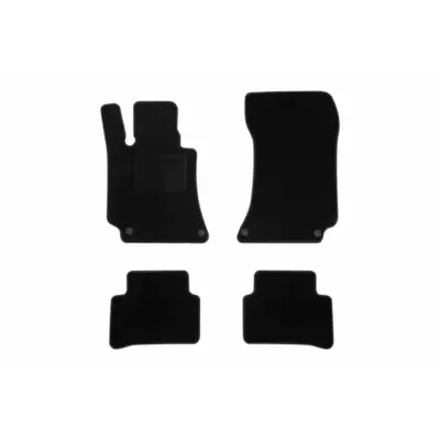 Tappetini Tessuto Set 4 Pezzi Nero per Mercedes Classe E W212 2009-2016