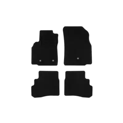 Tappetini Tessuto Set 4 Pezzi Nero per Opel Karl 2015-2019
