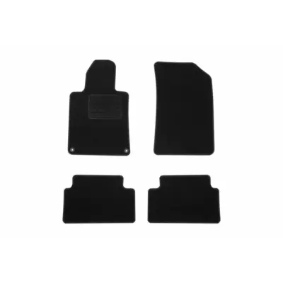 Tappetini Tessuto Set 4 Pezzi Nero per Peugeot 508 2011-2019