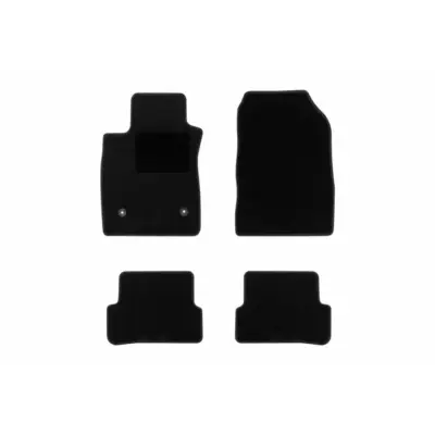 Tappetini Tessuto Set 4 Pezzi Nero per Renault Clio 2012-2019