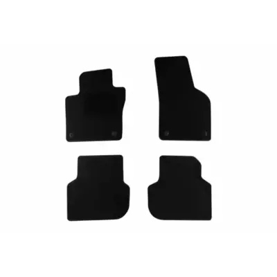 Tappetini Tessuto Set 4 Pezzi Nero per Volkswagen Jetta 2010-2018