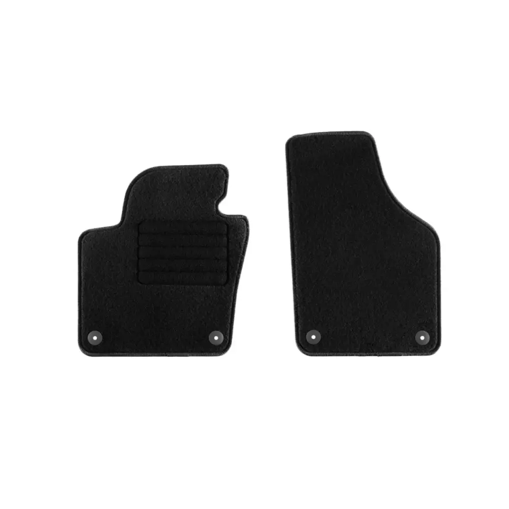 Tappetini Tessuto Set 5 Pezzi Neri per Volkswagen Sharan 7 Posti dal 2010