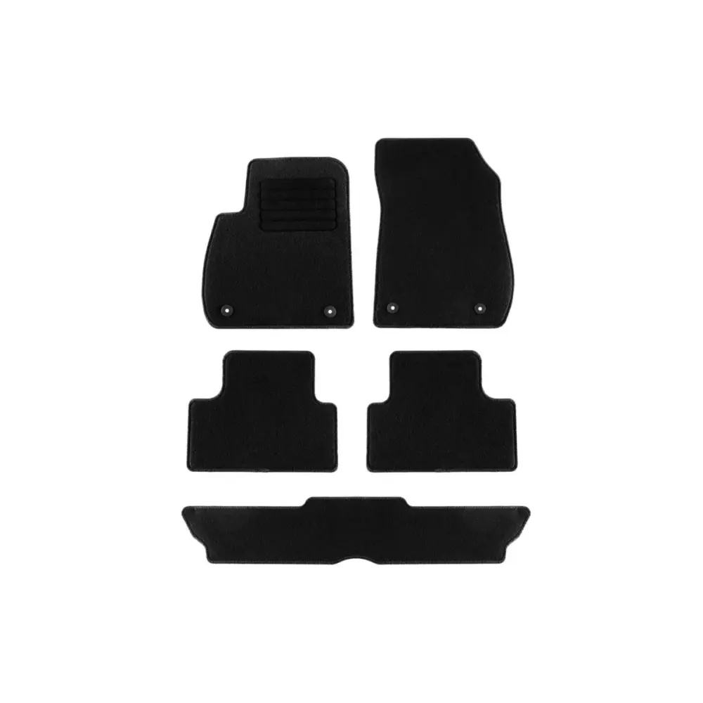 Tappetini Tessuto Set 5 Pezzi Nero per Opel Zafira C 2011-2019 7 Posti