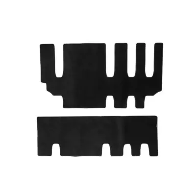 Tappetini Tessuto Tre Strati Neri Set 2 Pezzi per Ford Transit Custom dal 2012