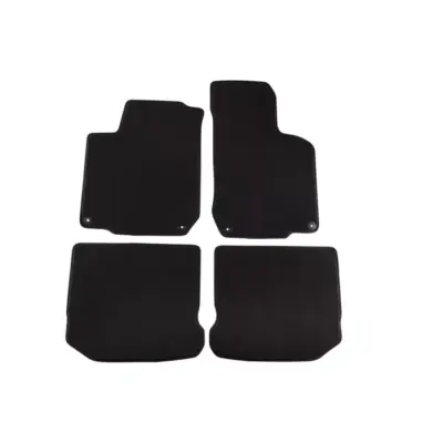 Tappetini Tessuto Tre Strati Neri Set 4 Pezzi per Volkswagen Golf Iv 1998-2003