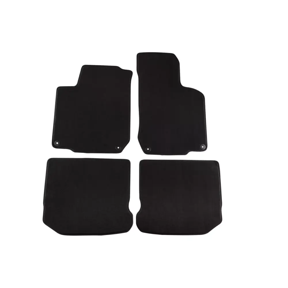 Tappetini Tessuto Tre Strati Neri Set 4 Pezzi per Volkswagen Golf Iv 1998-2003