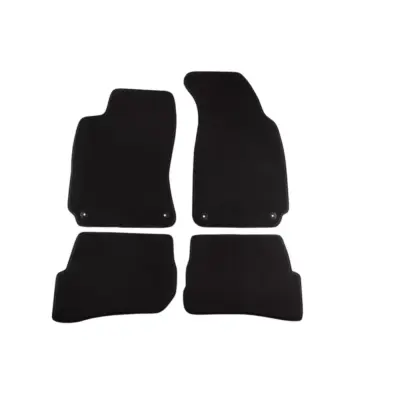 Tappetini Tessuto Tre Strati Neri Set 4 Pezzi per Volkswagen Passat 2001-2005