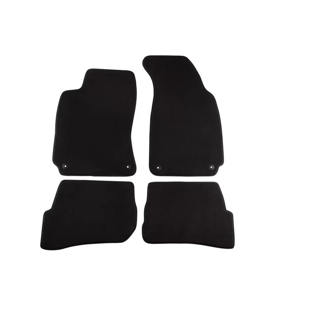 Tappetini Tessuto Tre Strati Neri Set 4 Pezzi per Volkswagen Passat 2001-2005