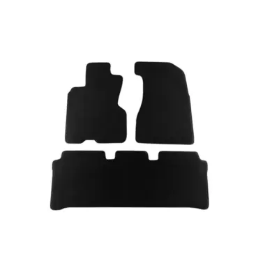 Tappetini Tessuto Triplo Strato 3 Pezzi Neri per Honda Cr-v 2002-2006
