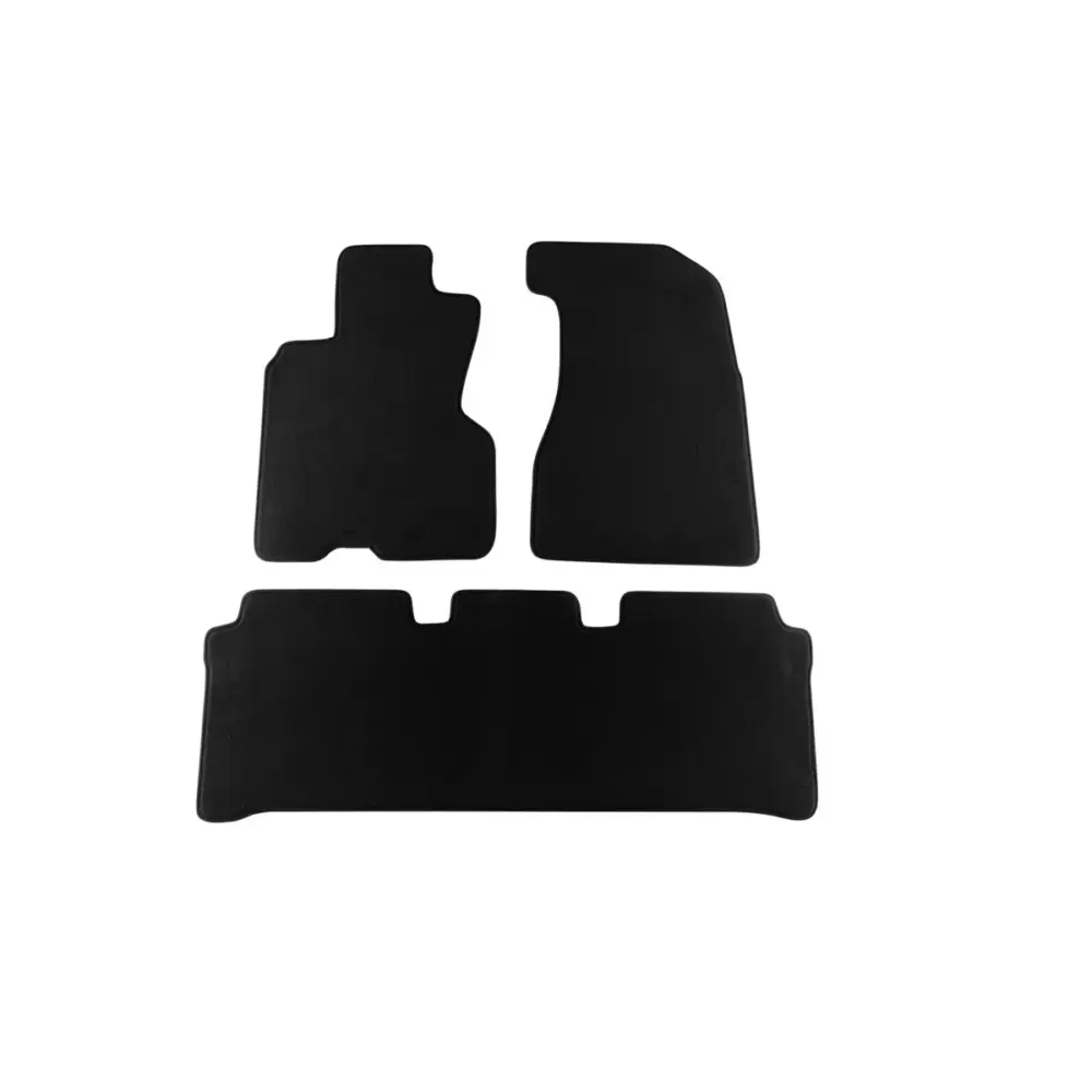 Tappetini Tessuto Triplo Strato 3 Pezzi Neri per Honda Cr-v 2002-2006