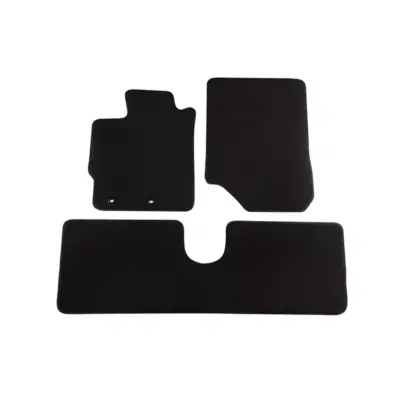 Tappetini Tessuto Triplo Strato 3 Pezzi Nero per Toyota Yaris 2011-2020 5 Porte