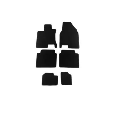 Tappetini Tessuto Triplo Strato Neri 6 Pezzi per Nissan Qashqai +2 2008-2014 7