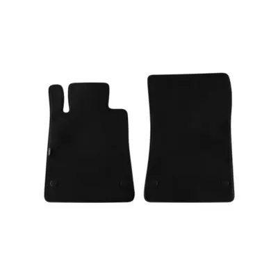 Tappetini Tessuto Triplo Strato Neri Set 2 Pezzi per Mercedes SLK R172 2011-2016
