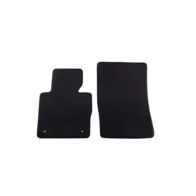 Tappetini Tessuto Triplo Strato Neri Set 2 Pezzi Universale 2002-2012