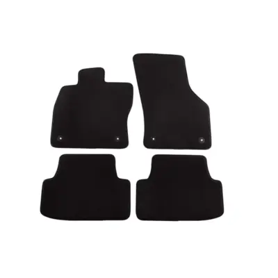 Tappetini Tessuto Triplo Strato Neri Set 4 Pezzi per Audi A3 2013-2016