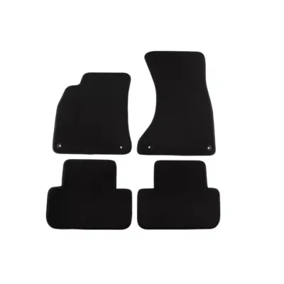 Tappetini Tessuto Triplo Strato Neri Set 4 Pezzi per Audi A4 2007-2015