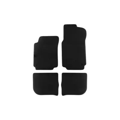 Tappetini Tessuto Triplo Strato Neri Set 4 Pezzi per Audi A6 1994-1997