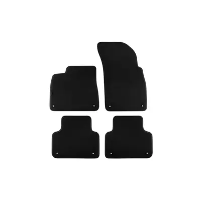 Tappetini Tessuto Triplo Strato Neri Set 4 Pezzi per Audi Q7 dal 2015