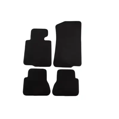 Tappetini Tessuto Triplo Strato Neri Set 4 Pezzi per BMW Serie 3 E46 Cabrio