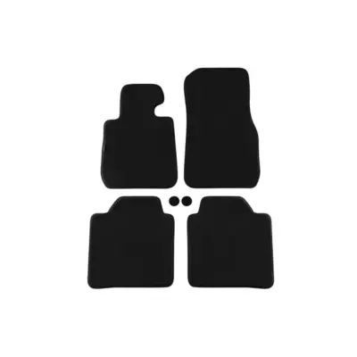 Tappetini Tessuto Triplo Strato Neri Set 4 Pezzi per BMW Serie 3 GT F34