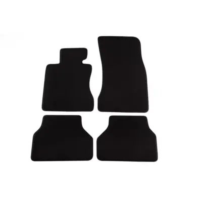 Tappetini Tessuto Triplo Strato Neri Set 4 Pezzi per BMW Serie 5 E60 2003-2010