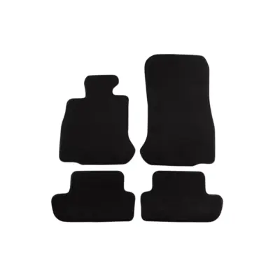 Tappetini Tessuto Triplo Strato Neri Set 4 Pezzi per BMW Serie 6 F12 2011-2018