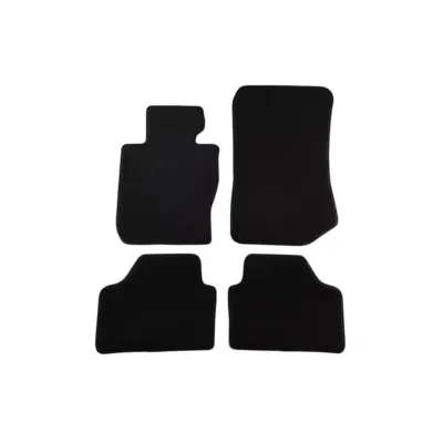 Tappetini Tessuto Triplo Strato Neri Set 4 Pezzi per BMW X1 E84 2009-2015