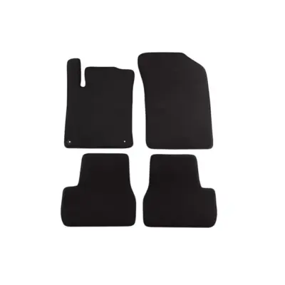Tappetini Tessuto Triplo Strato Neri Set 4 Pezzi per Citroën C3 2009-2016