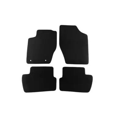 Tappetini Tessuto Triplo Strato Neri Set 4 Pezzi per Citroën C4 2004-2010