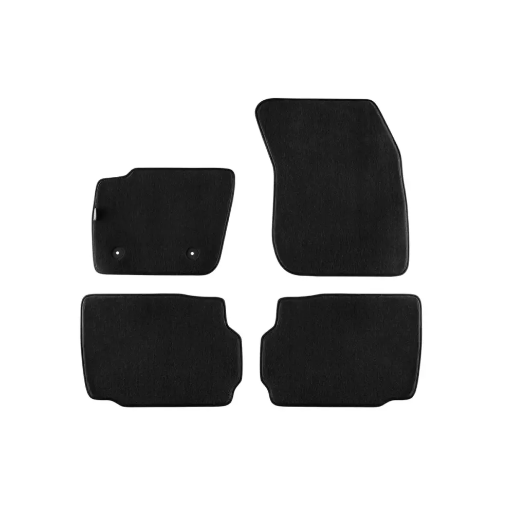 Tappetini Tessuto Triplo Strato Neri Set 4 Pezzi per Ford Mondeo 2014-2022