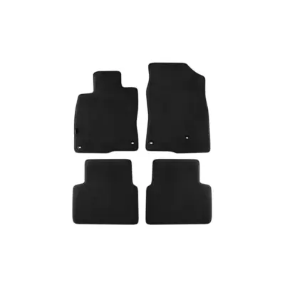 Tappetini Tessuto Triplo Strato Neri Set 4 Pezzi per Honda Civic X dal 2017 5