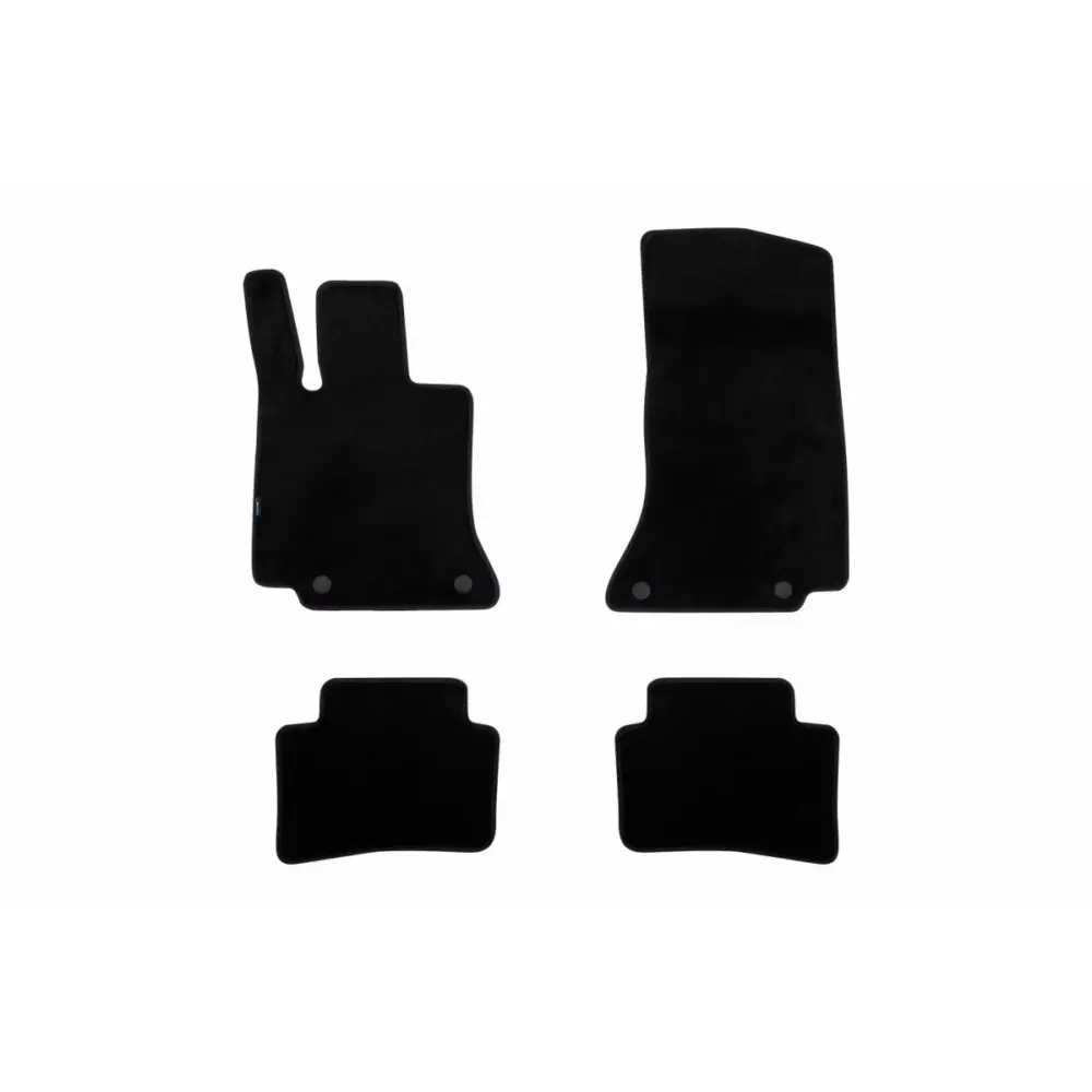 Tappetini Tessuto Triplo Strato Neri Set 4 Pezzi per Mercedes Classe C W206