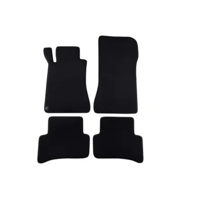 Tappetini Tessuto Triplo Strato Neri Set 4 Pezzi per Mercedes Classe C W203