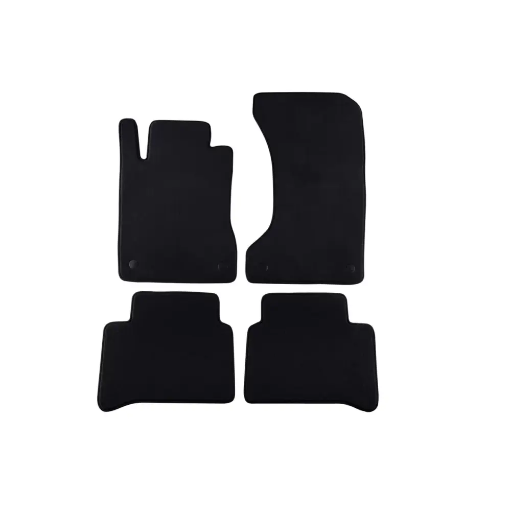 Tappetini Tessuto Triplo Strato Neri Set 4 Pezzi per Mercedes Classe E W211