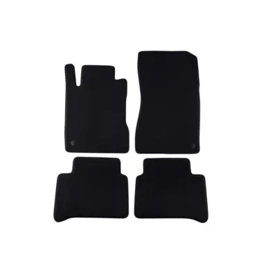 Tappetini Tessuto Triplo Strato Neri Set 4 Pezzi per Mercedes Classe E W211