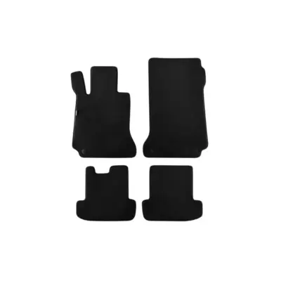 Tappetini Tessuto Triplo Strato Neri Set 4 Pezzi per Mercedes Classe E C207
