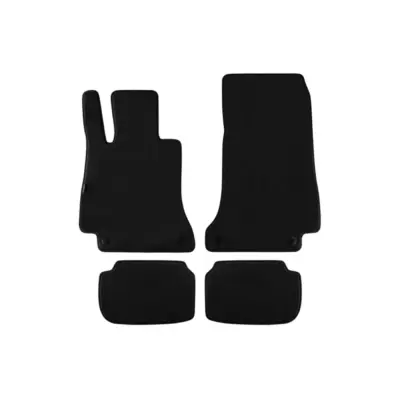 Tappetini Tessuto Triplo Strato Neri Set 4 Pezzi per Mercedes Classe E C238