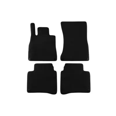 Tappetini Tessuto Triplo Strato Neri Set 4 Pezzi per Mercedes Classe S W222