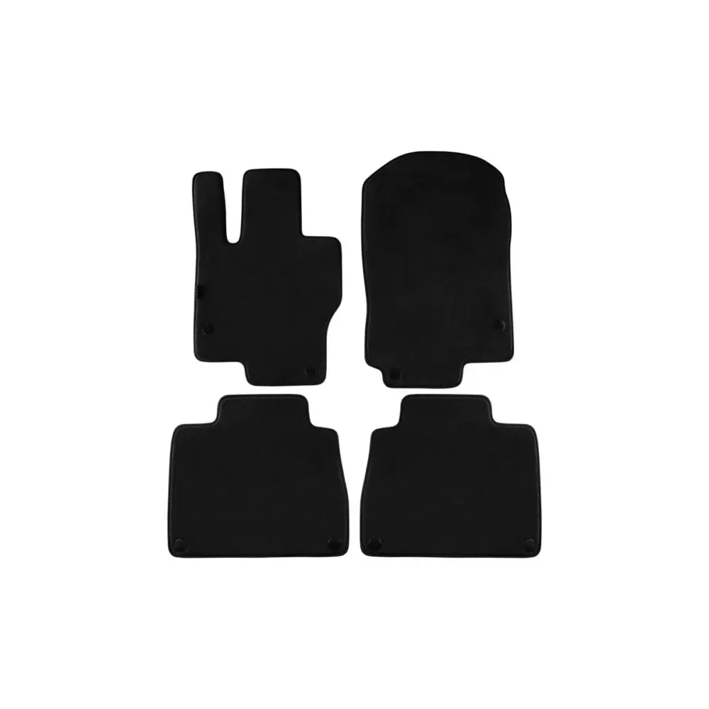 Tappetini Tessuto Triplo Strato Neri Set 4 Pezzi per Mercedes GLE W167 dal 2019