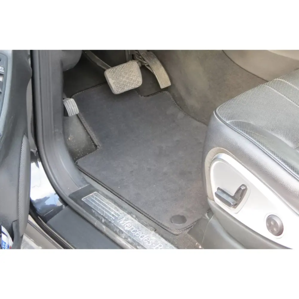 Tappetini Tessuto Triplo Strato Neri Set 4 Pezzi per Mercedes ml W164 2005-2011