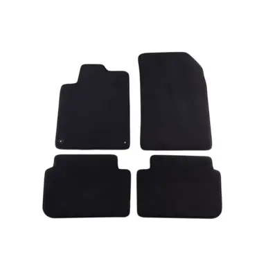Tappetini Tessuto Triplo Strato Neri Set 4 Pezzi per Peugeot 407 2004-2011