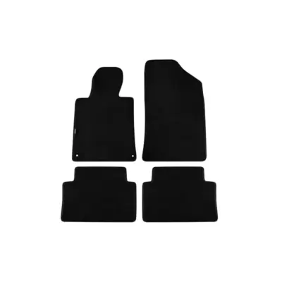Tappetini Tessuto Triplo Strato Neri Set 4 Pezzi per Peugeot 508 2011-2018