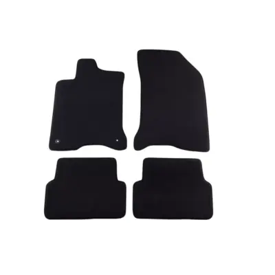 Tappetini Tessuto Triplo Strato Neri Set 4 Pezzi per Renault Laguna 2001-2007