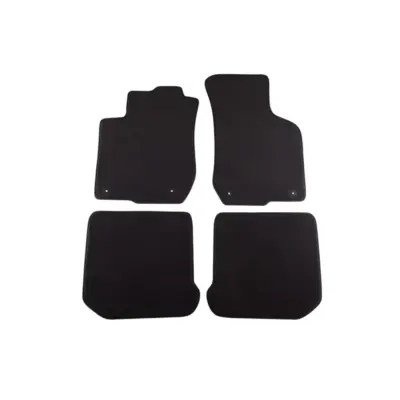 Tappetini Tessuto Triplo Strato Neri Set 4 Pezzi per Skoda Octavia 1999-2002