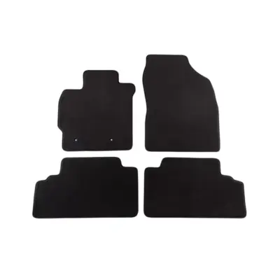 Tappetini Tessuto Triplo Strato Neri Set 4 Pezzi per Toyota Auris 2007-2010